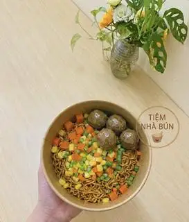 Hình ảnh Mì trộn bò viên