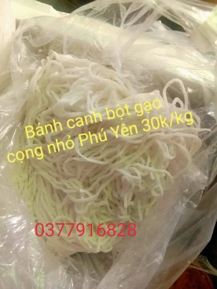 bánh canh bột gạo cọng nhỏ py - 28.000 ₫ tại Bánh Canh Chả Cá Phú Yên Út Quyên - Trần Xuân Soạn