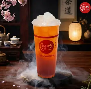 Hình ảnh Trà Sữa Việt Quất Ngọc Trai Trắng