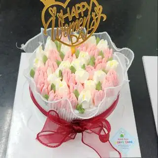  Bánh Kem hoa tuylip size 15CM( Mẫu tùy thời điểm)Mẫu ngẫu nhiên) - 280.000 ₫ tại Bánh Kem Merry Cake - Nơ Trang Long