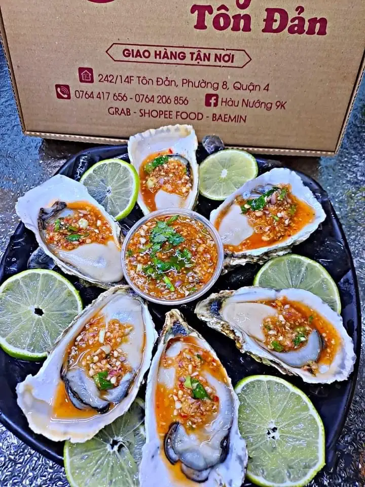 hàu sữa Nhật sốt thái 6 con  - 115.000 ₫ tại Chân Gà Sốt Thái & Trứng Non - Tôn Đản