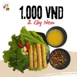 2 Cây Nem Nướng (4 Miếng) - 30.000 ₫ tại Nem Nướng Nha Trang Cô Út - Hoàng Sa