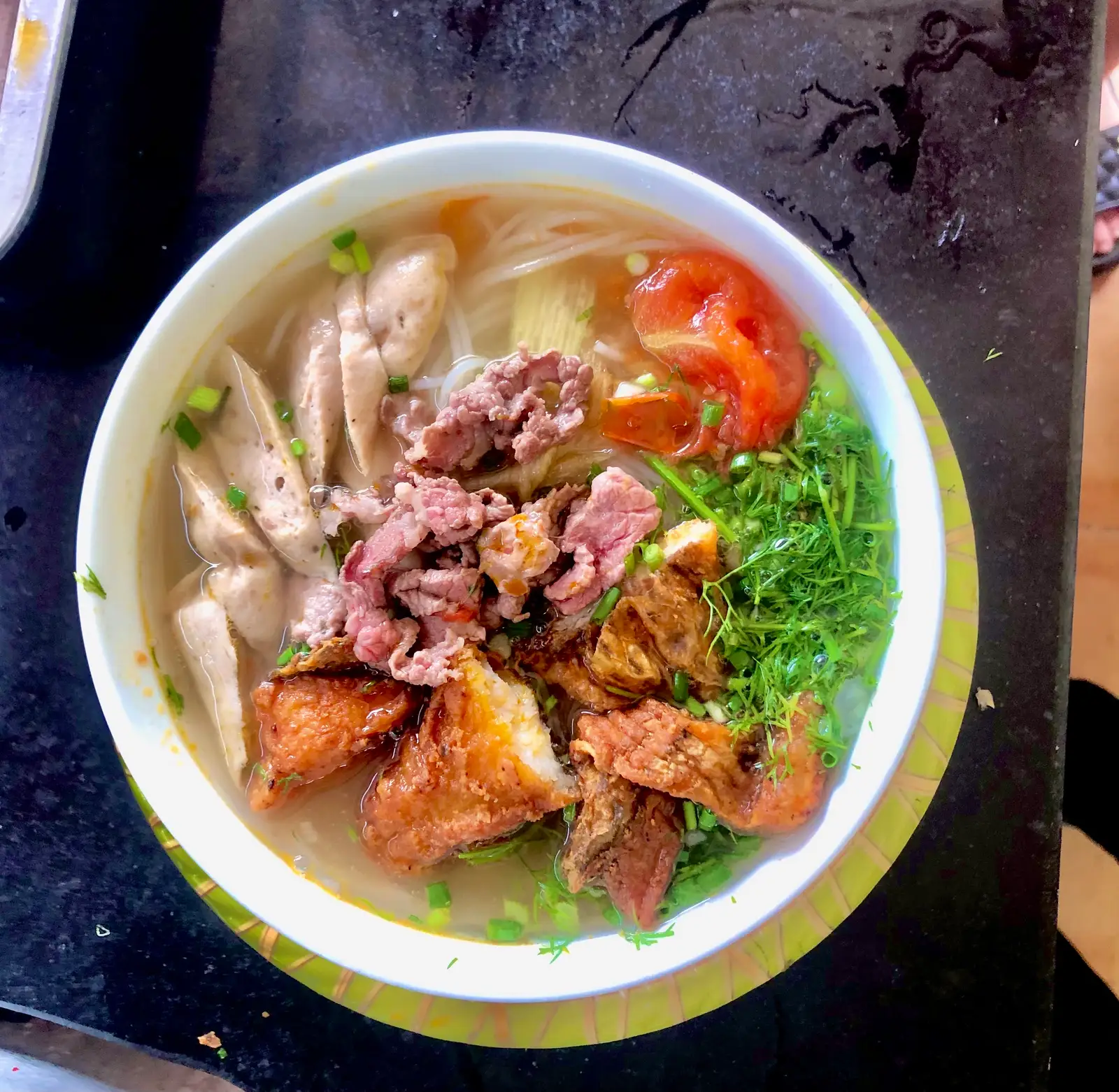 Hình ảnh bún cá giò bò
