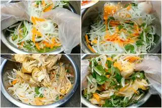 Hình ảnh Cơm gà xé gõi 