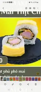 Hình ảnh Thịt nguội cuộn phô mai