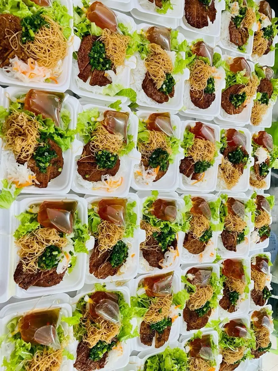 Bún thịt nướng chay - 28.000 ₫ tại Quán Chay An Lạc - Đường Số 15