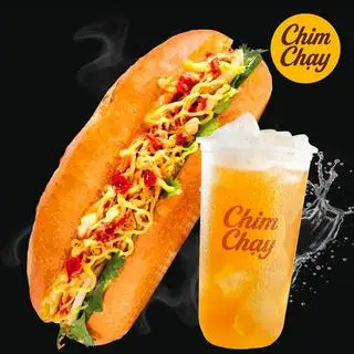 Combo Bánh Mì Gà Xé + Trà vải - 84.000 ₫ tại Bánh Mì Chim Chạy - Nguyễn Thị Minh Khai