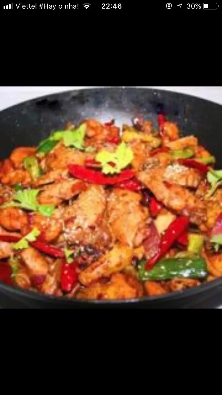 Hình ảnh Gà xào cay