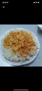 Hình ảnh xôi nếp + hành phi
