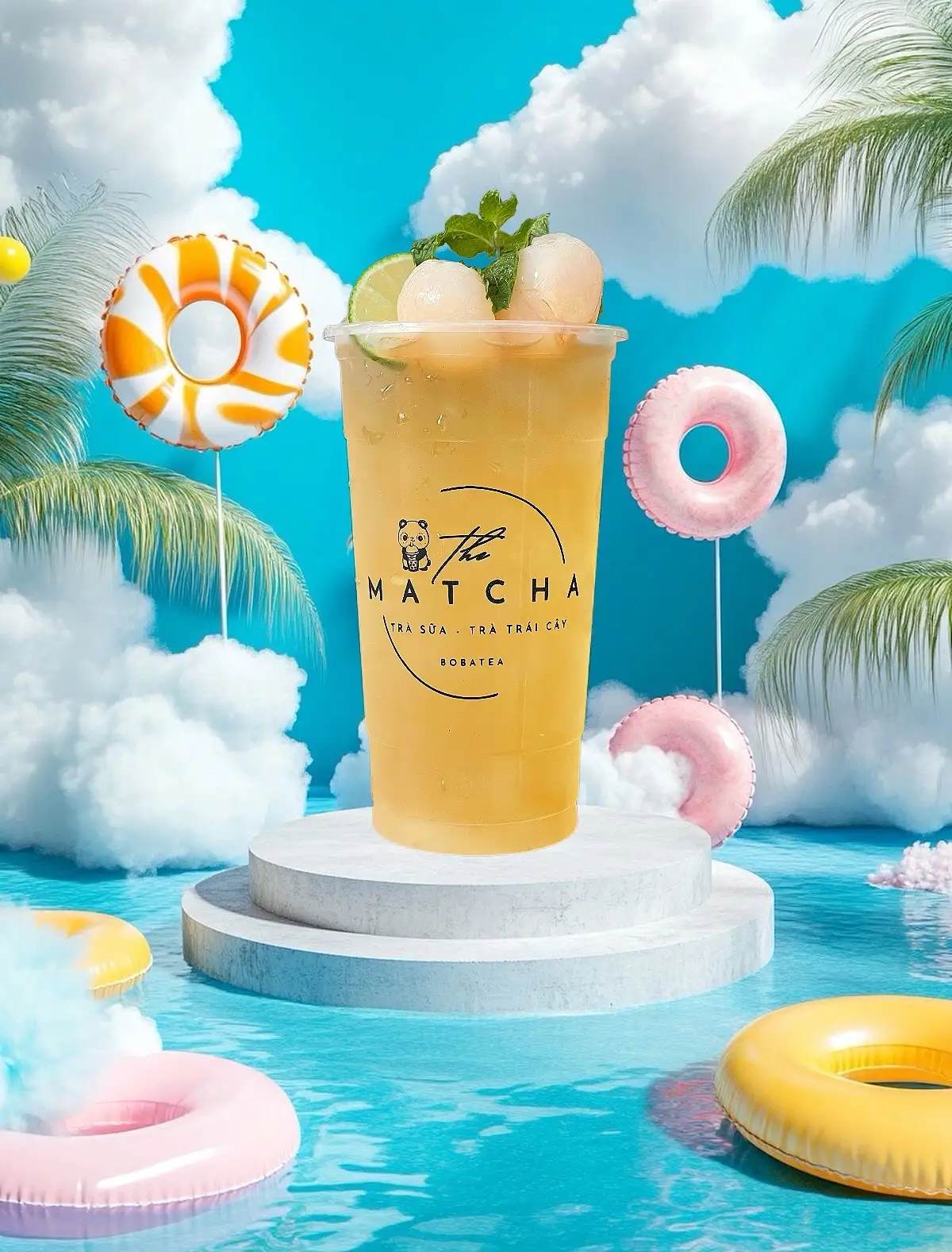 Trà Lài Vải (Best Seller) - 33.000 ₫ tại The Matcha - Trà Sữa Đài Loan & Trà Trái Cây - Nguyễn Thượng Hiền