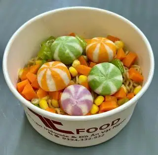 Hình ảnh Mì Trộn Viên Thả Lẩu