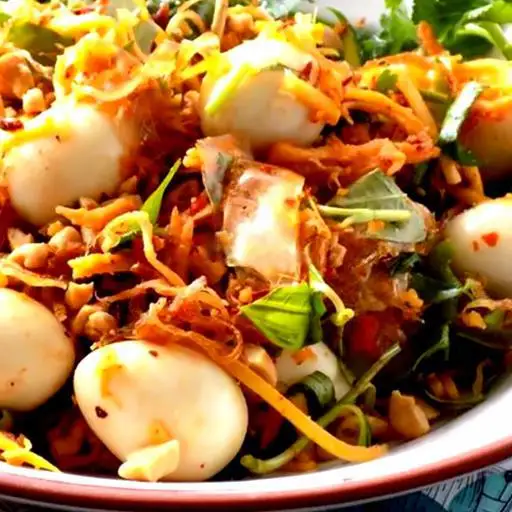 Bánh tráng thập cẩm trứng cút 4 loại khô (lớn) - 30.000 ₫ tại Long Bánh Tráng - Bùi Đình Túy