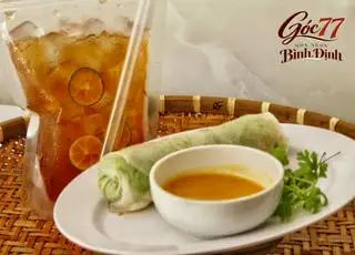 Hình ảnh Combo Bánh cuốn +  trà chanh/tắc túi zip
