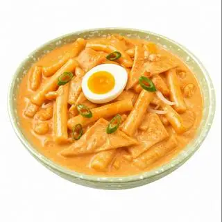Hình ảnh Tokbokki sốt rose