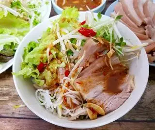 Bún thịt luộc - 37.000 ₫ tại Cơm Chiên Bảo Ngọc - Bún Mắm Nêm, Gỏi Cuốn & Bún Thịt Xào - Nguyên Hồng