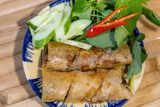 Nem Rán Hà Nội (2 cái) - 50.000 ₫ tại Bún Chả Hà Nội Ngon Quán - Chung Cư CMT8