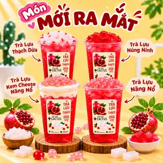 Hình ảnh BST TRÀ LỰU (1 ly) - L => TẶNG THẠCH NÚNG NÍNH
