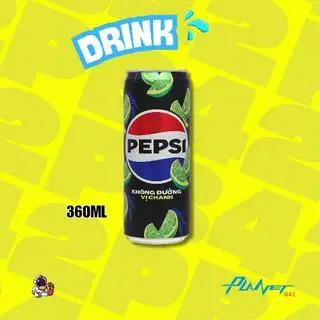 PEPSI CHANH - LIME - 25.000 ₫ tại PLANET B42 Fast Food Station - Tacos Pháp & Burger- Khánh Hội