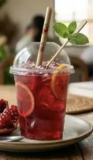 Hình ảnh trà lựu chanh vàng