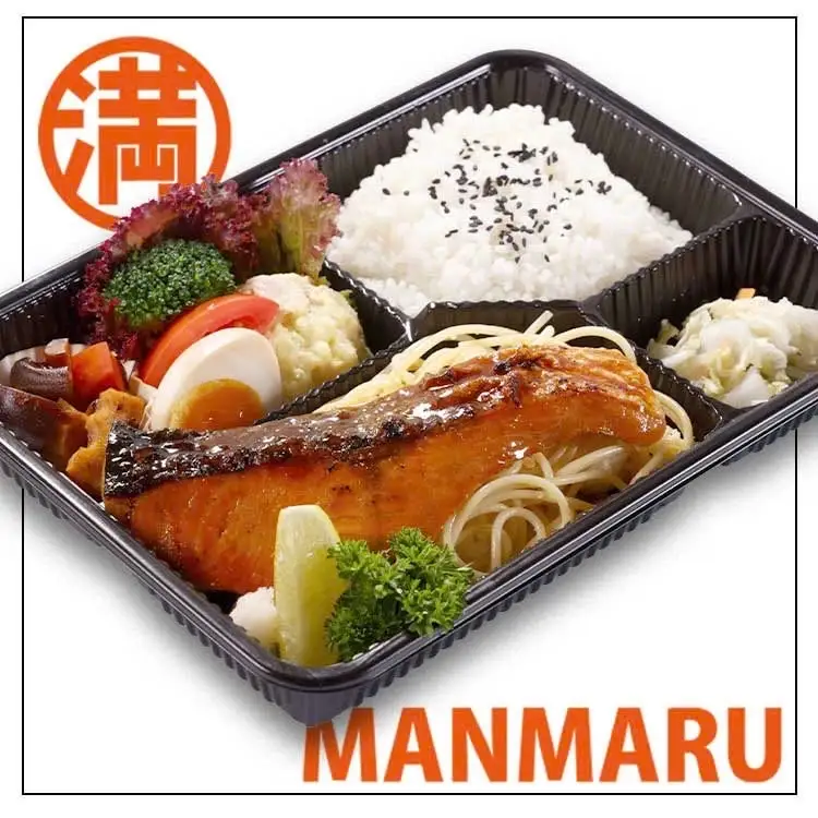 Cơm hộp Cá hồi nướng sốt Teriyaki - 175.000 ₫ tại MANMARU - Ẩm Thực Nhật Bản - Mạc Đĩnh Chi