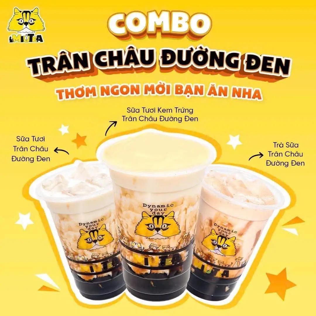 Hình ảnh Sữa tươi trân châu đường đen