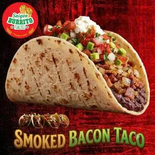4* Smoked Bacon Tacos | Ba Rọi Heo Xông Khói - 299.000 ₫ tại SAIGON BURRITO BAR - Ẩm Thực Mexico - Lê Văn Sỹ