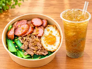 Hình ảnh Combo Mì Trộn Thập cẩm + 1 bí đao hạt chia đóng chai nhà làm