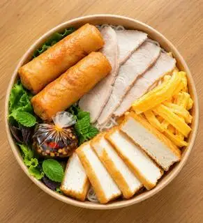 Hình ảnh bún nước tương đặc biệt