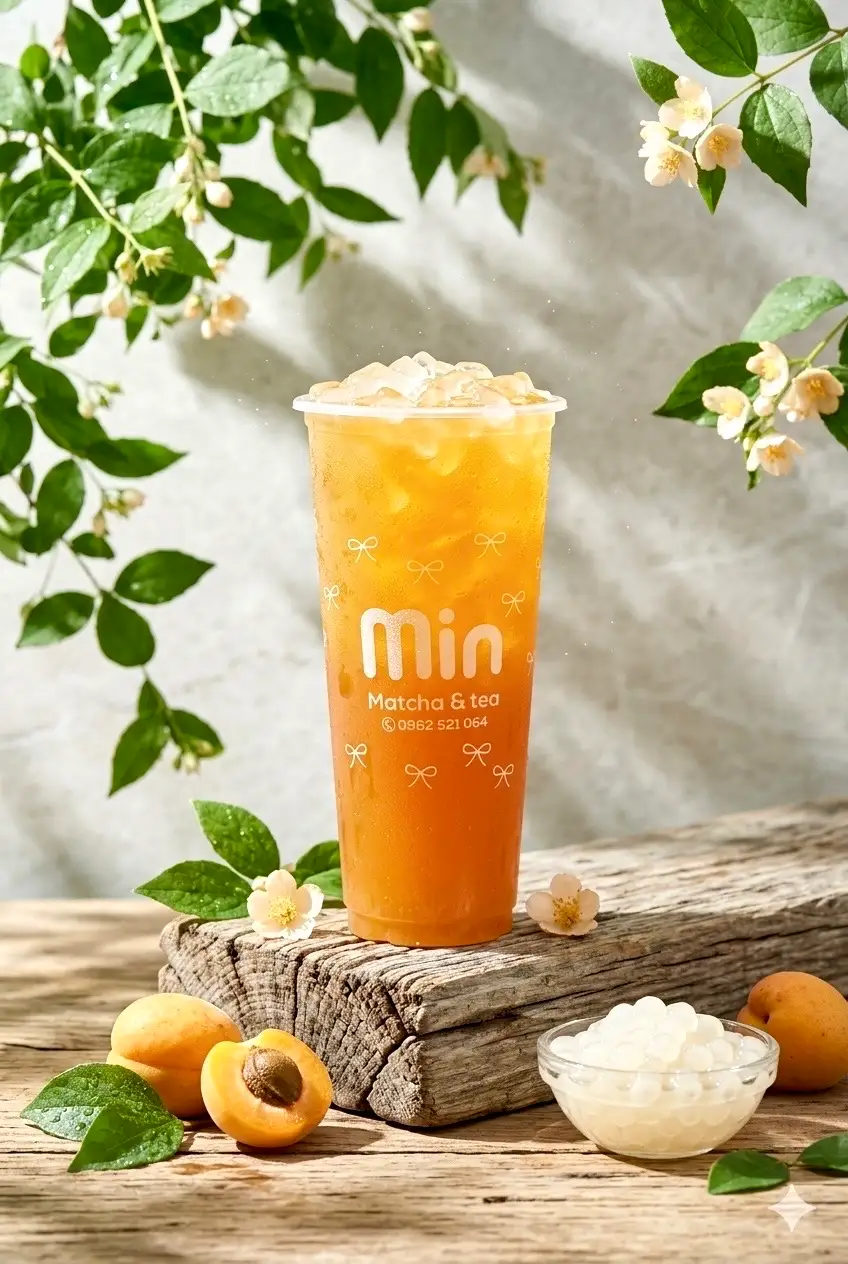 Hình ảnh Trà Nhài Mai Mơ (700ml)