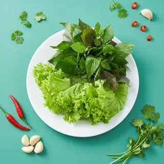 Rau thêm (xà lách + rau thơm) - 9.000 ₫ tại Phúc Đăng Hỏa - Bún, Bánh Hỏi & Bánh Mì - Âu Cơ
