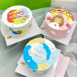 Bánh Kem Basic Hàn Quốc - Kem Sữa Tươi  - 190.000 ₫ tại Lona Cake - Bánh Kem Tươi & Bánh Ngọt - Hậu Giang