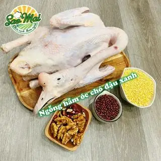 Hình ảnh Cháo ngỗng hầm óc chó đâu xanh