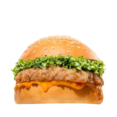 Hình ảnh Burger tôm chiên giòn