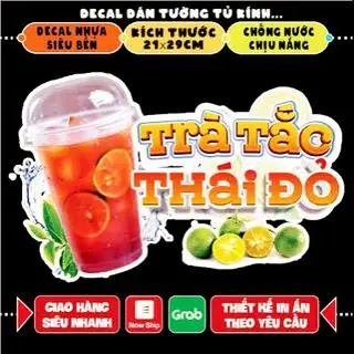 Hình ảnh Trà tắc thái đỏ ( size L )