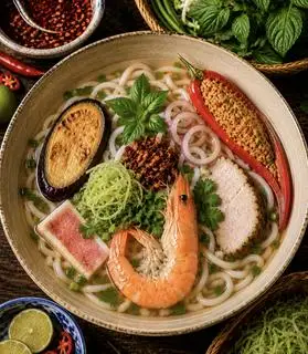 Bún Mắm - 55.000 ₫ tại Cô Nguyệt - Bún Mắm & Bún Thái - Thiên Phước