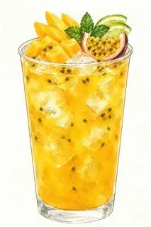 Hình ảnh Trà Xoài Chanh Dây