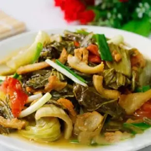 Hình ảnh CƠM RANG ĐẢO GIÒN DƯA XÀO TÓP MỠ 