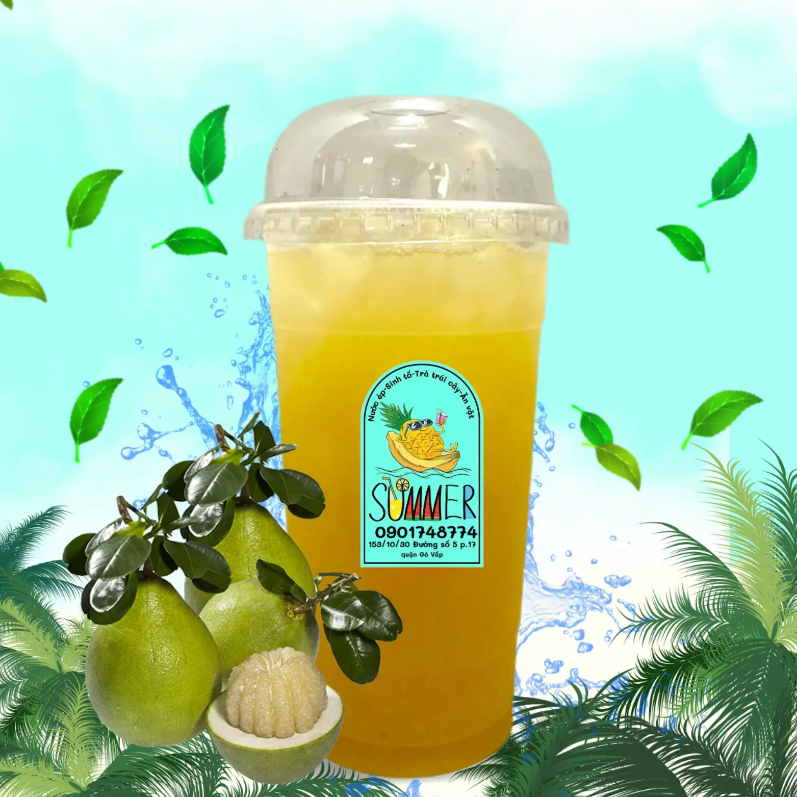 Hình ảnh Nước Ép Bưởi Ly 700ml 