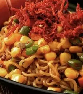 Hình ảnh Mì trộn bò khô