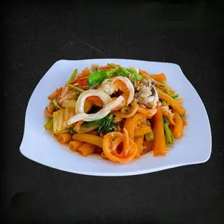 Hình ảnh Nui xào hải sản