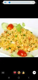 Hình ảnh com rang trung 
