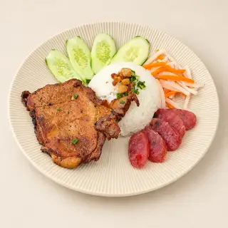 Hình ảnh Sườn cốt lết - lạp xưởng