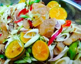 Gân bò ngâm sả tắc - 99.000 ₫ tại Ăn Vặt Bé Gạo - Chân Gà Sốt Thái & Sả Tắc - Hoàng Diệu