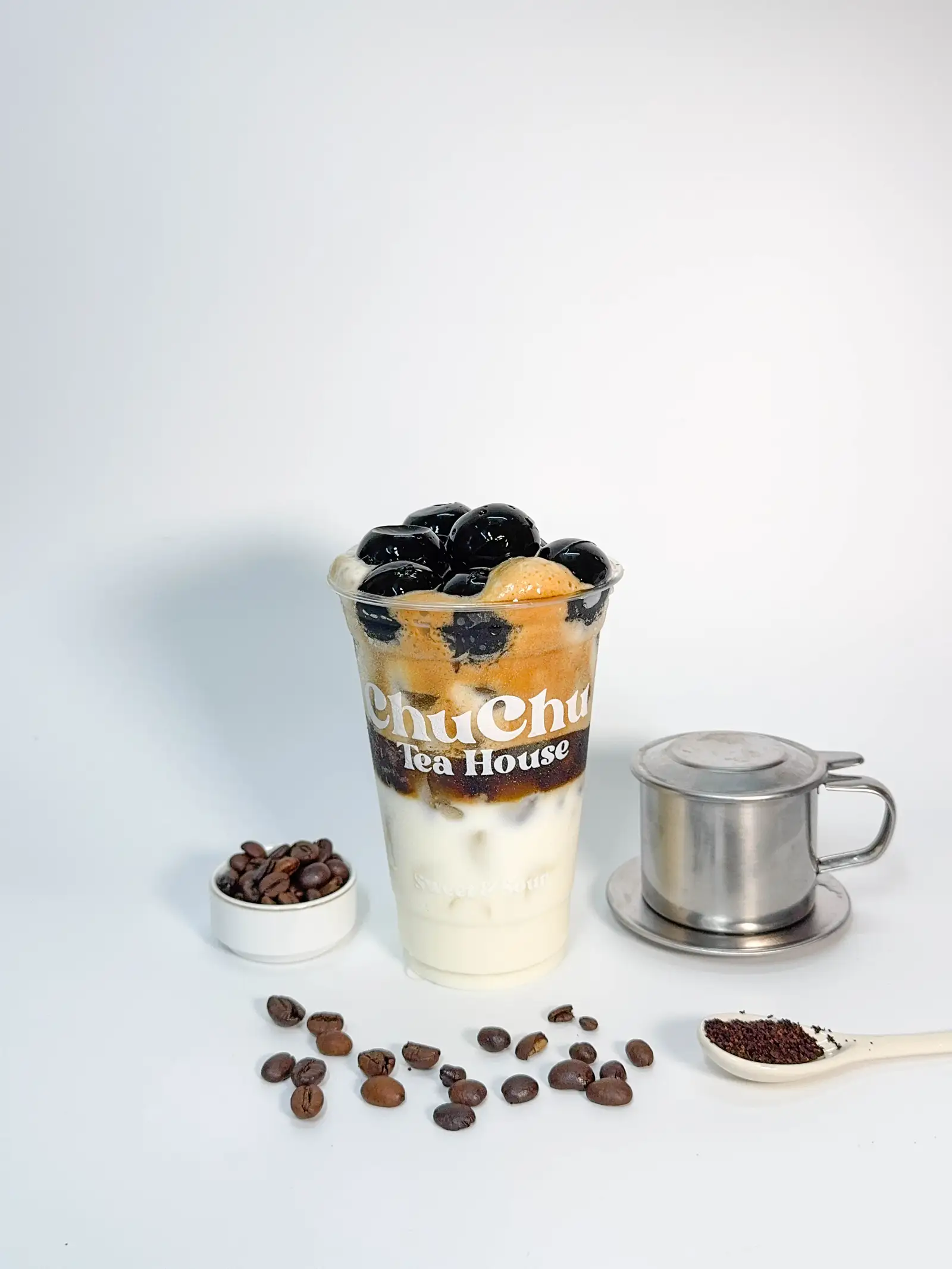 Cà Phê "Sao Sướng" / Grass Jelly Coffee - 37.000 ₫ tại ChuChu - Matcha Nhật, Trà Sữa & Cà Phê - 223/19 Thích Quảng Đức