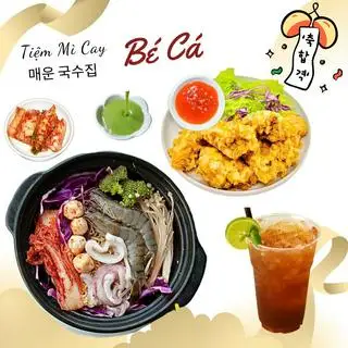 Combo A - 1 Mì Cay × 1 Gà Sốt Tuỳ Chọn x 1 Trà Chanh - 129.000 ₫ tại Ăn Vặt Bé Cá - Trà Sữa & Mỳ Cay - Phan Văn Trị