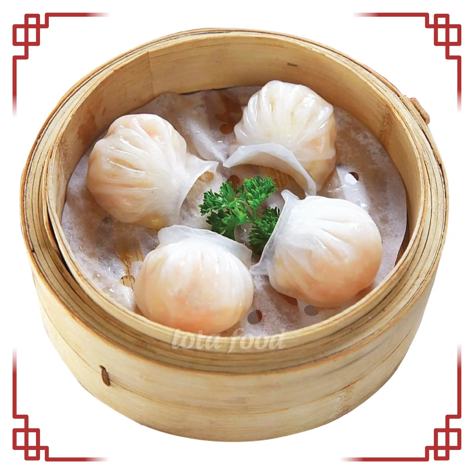 Há cảo nhân tôm - 04 viên - Shrimp haukau - 04 pcs - 35.000 ₫ tại Lota Food - Há Cảo & Xíu Mại - Bạch Đằng