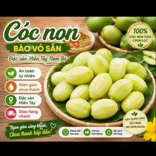Cóc non 300g - muối tôm - 30.000 ₫ tại Tiệm Nhà Mèo- Trái Cây Cắt Sẵn- Nguyễn Xí