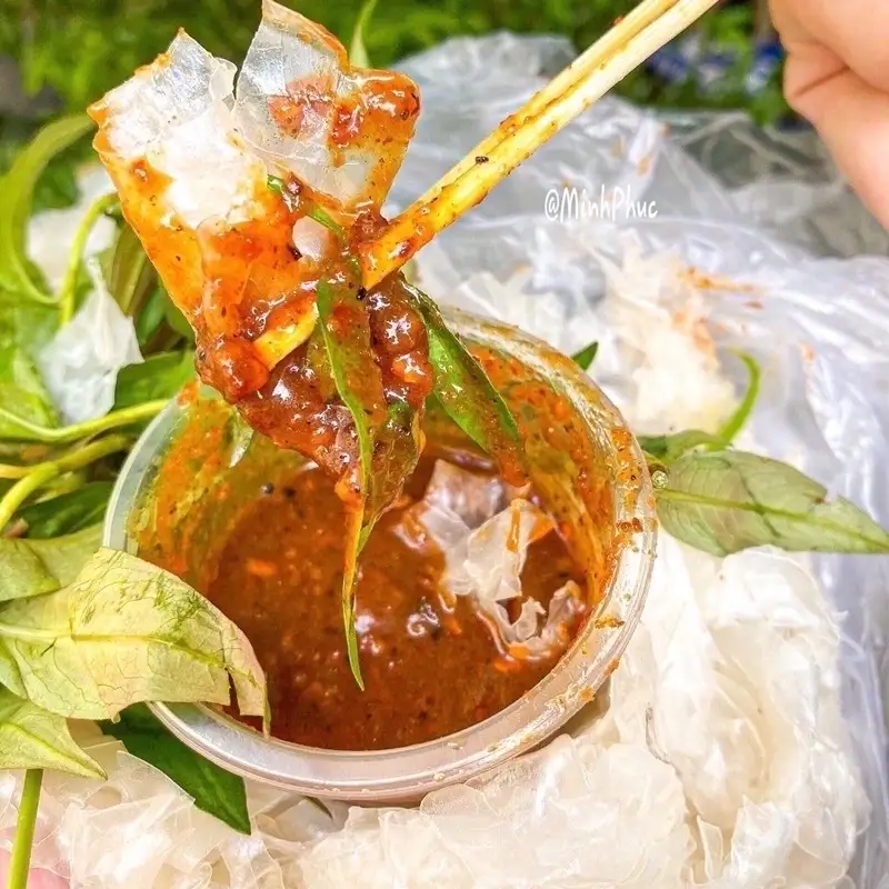 Bánh tráng chấm + 5 trứng cút - 35.000 ₫ tại Ăn Vặt Bánh Tráng Trộn & Bánh Tráng Sate - Bùi Thị Xuân