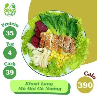 Khoai Lang Má Đùi Gà Nướng - 80.000 ₫ tại Kenko Healthy Food - Lê Văn Sỹ
