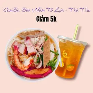 Combo: Bún Mắm Tô Lớn - Trà Tắc Ly Lớn - 107.000 ₫ tại Bún Mắm Lẩu Mắm Cô Tím - Thống Nhất
